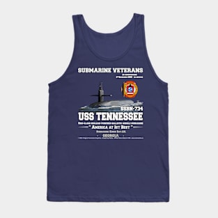 USS Tennessee SSBN-734 submarine Tank Top